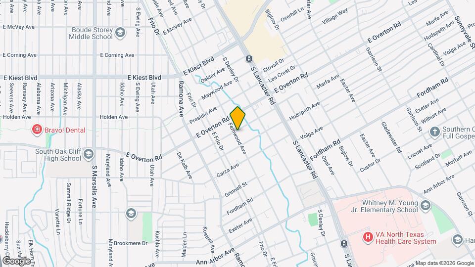1602 Marfa Ave Map and Location Details