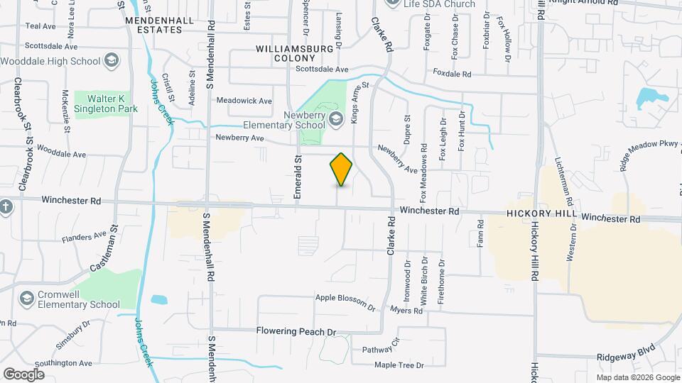 3574 Bishops Gate Dr Mapa y Detalles de la Ubicación