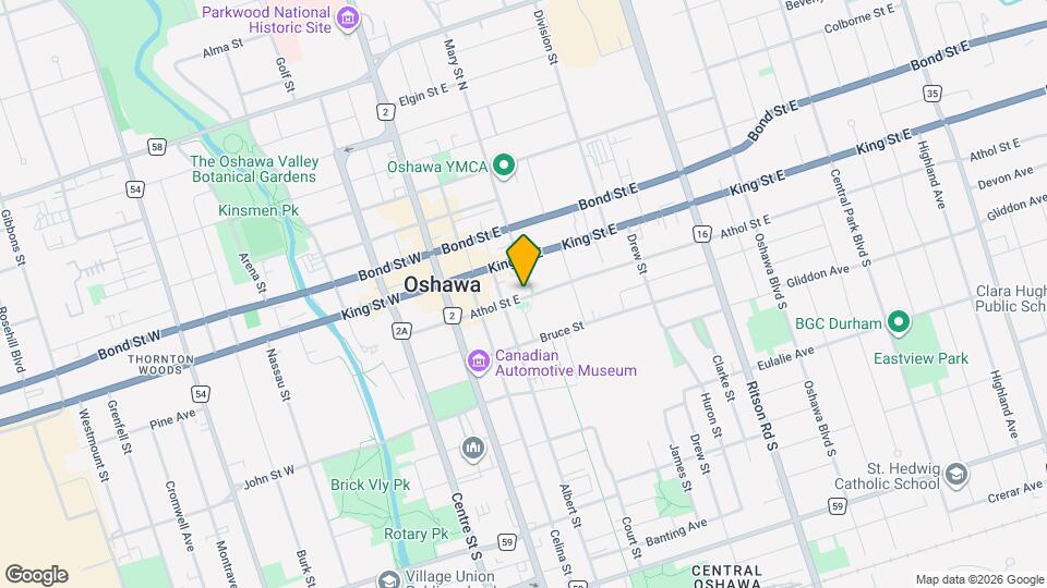 80 Athol St E Map and Location Details