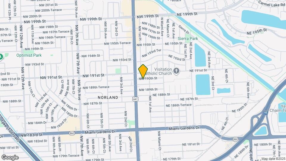 140 NW 190th St Map and Location Details