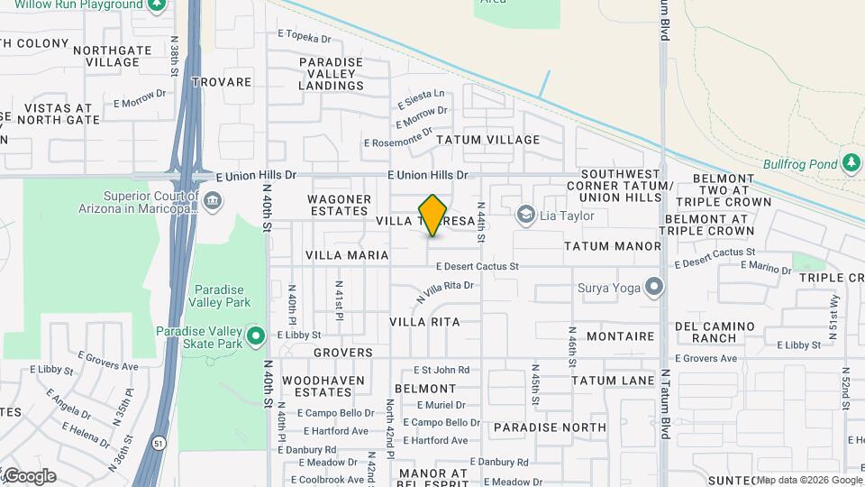 4322 E Villa Maria Dr Map and Location Details