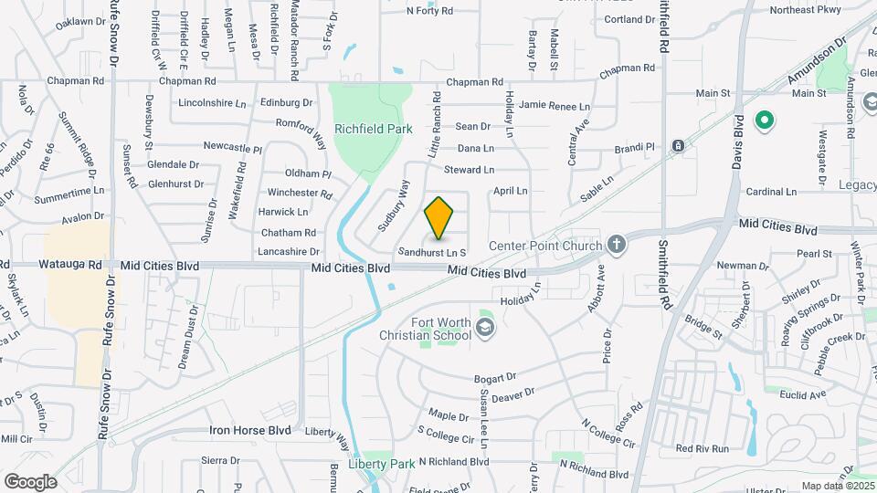 7437 Sandhurst Ln E Map and Location Details