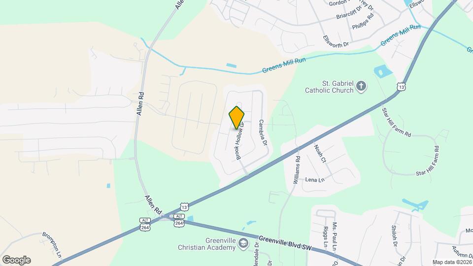 1624 Brook Hollow Dr Map and Location Details