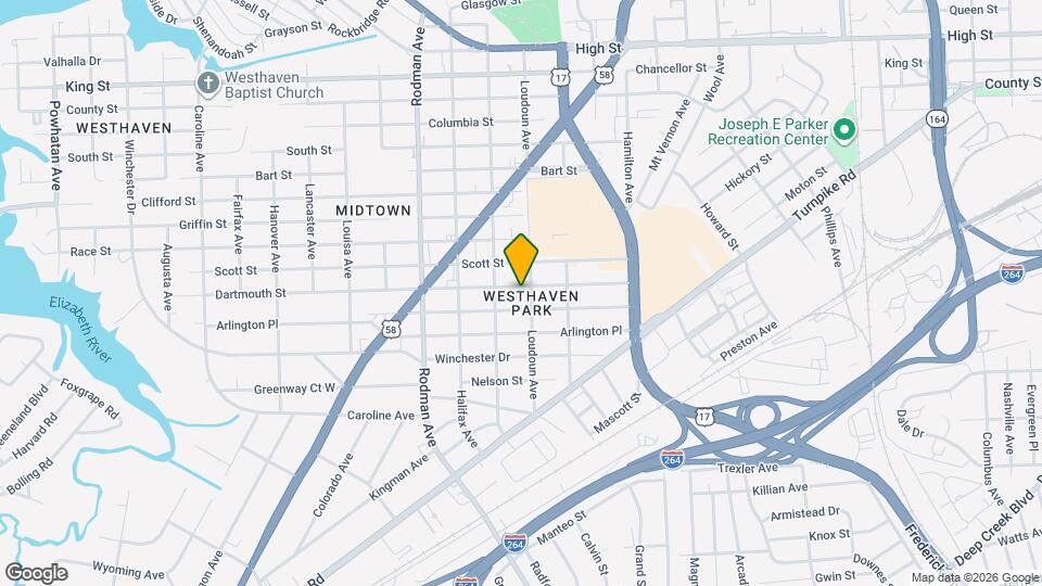 3403 Dartmouth St Map and Location Details