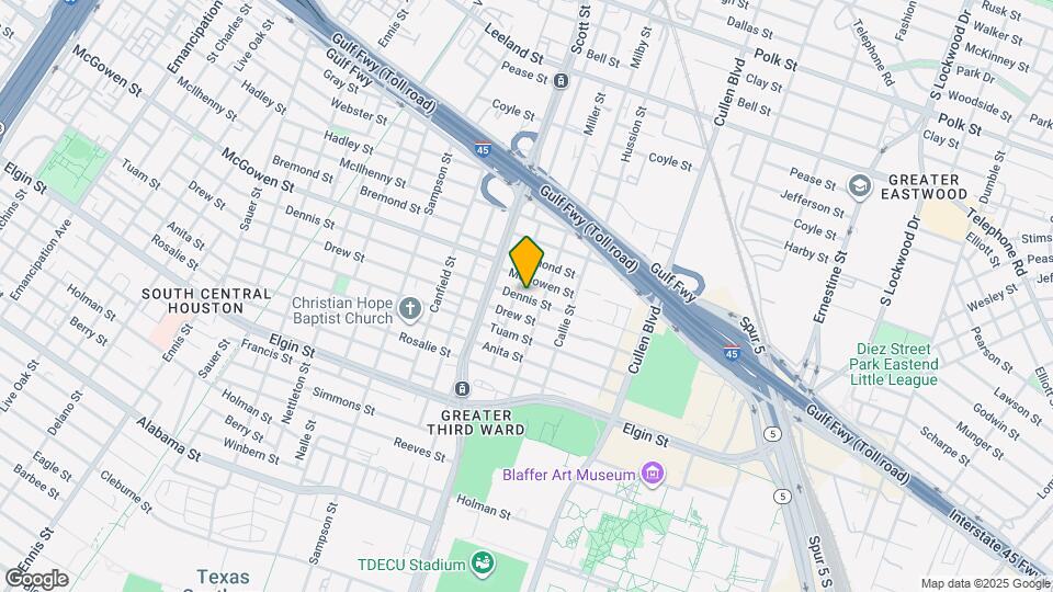 3609 Dennis St Map and Location Details