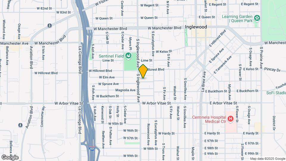 333 W Spruce Ave Map and Location Details