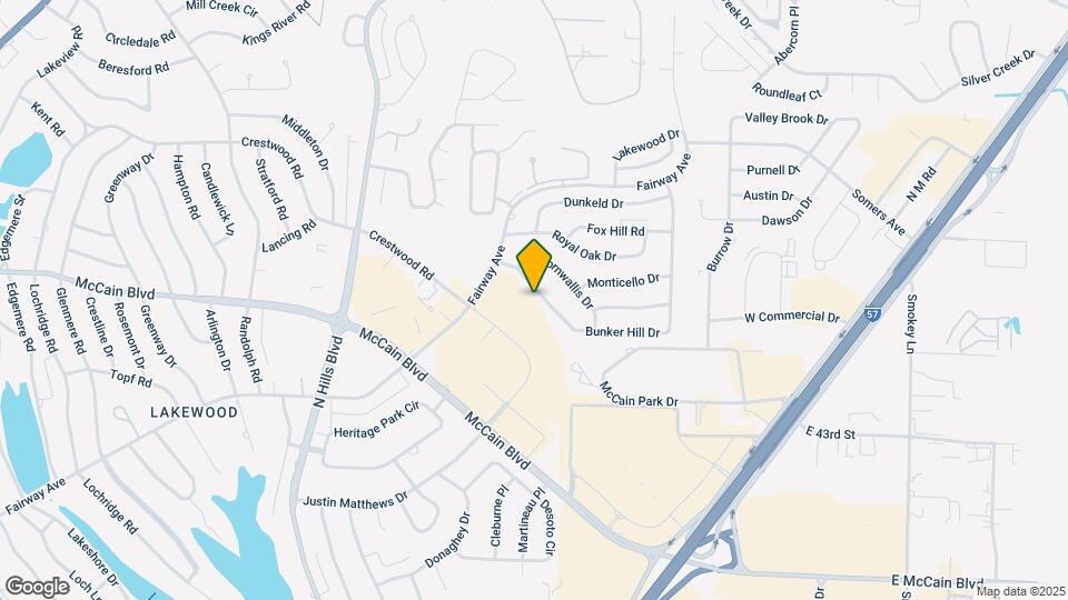 3500 Bunker Hill Dr Map and Location Details
