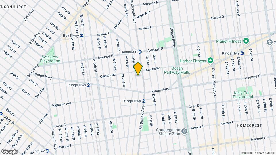 1723 Dahill Rd Mapa y Detalles de la Ubicación