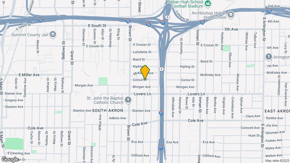 582 Corice St Map and Location Details