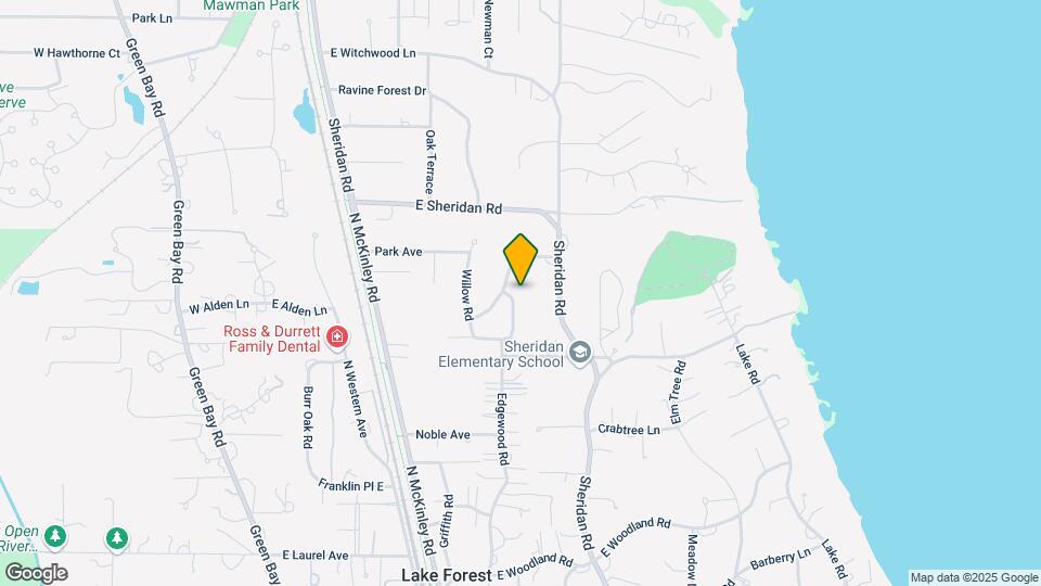 1551 Edgewood Rd Map and Location Details
