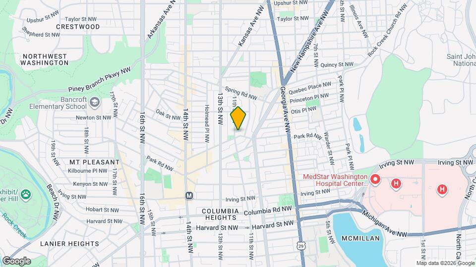 1017 Monroe St NW Map and Location Details