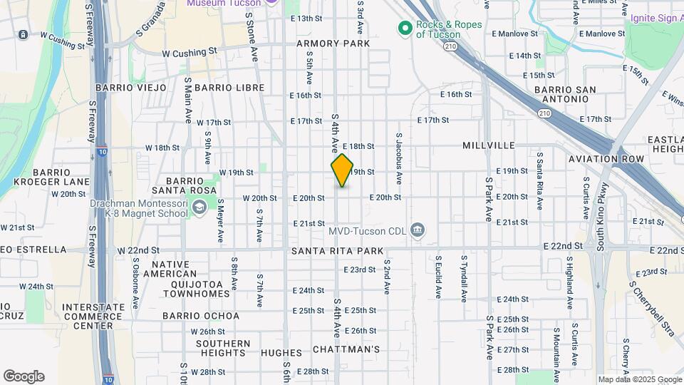 949 S 4th Ave Map and Location Details