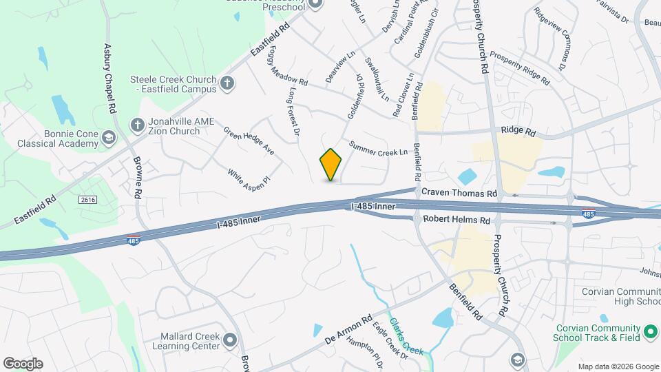 5704 Shining Oak Ln Mapa y Detalles de la Ubicación