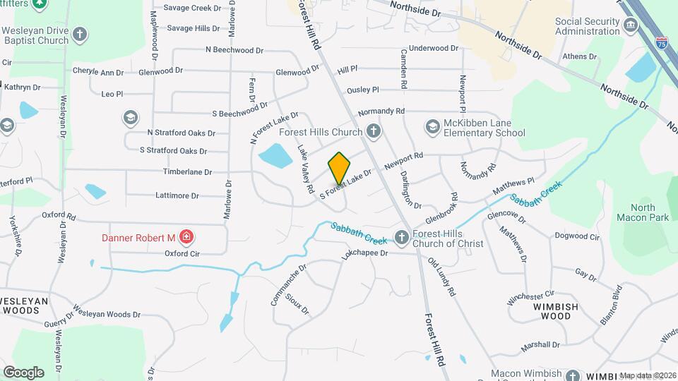 825 S Forest Lake Dr Map and Location Details