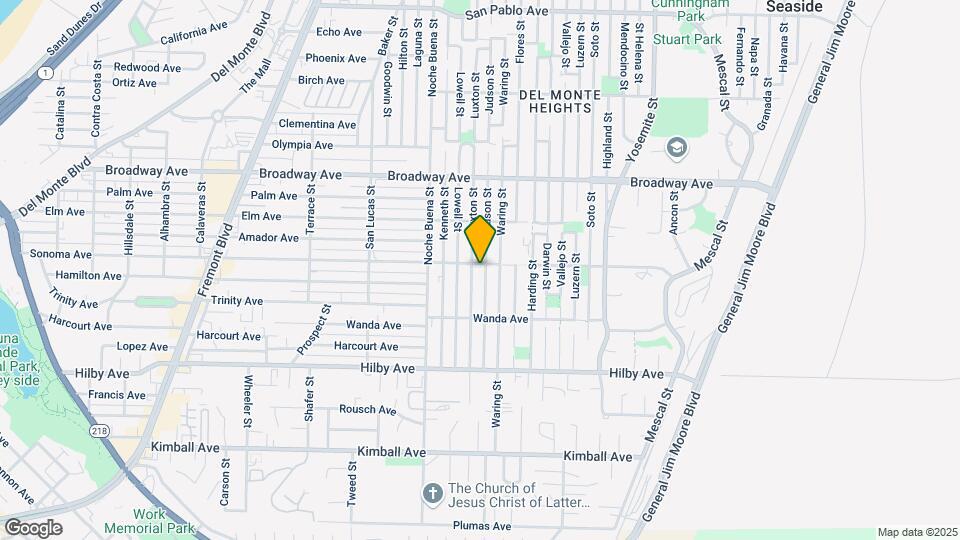 1382 Sonoma Ave-Unit -A Map and Location Details