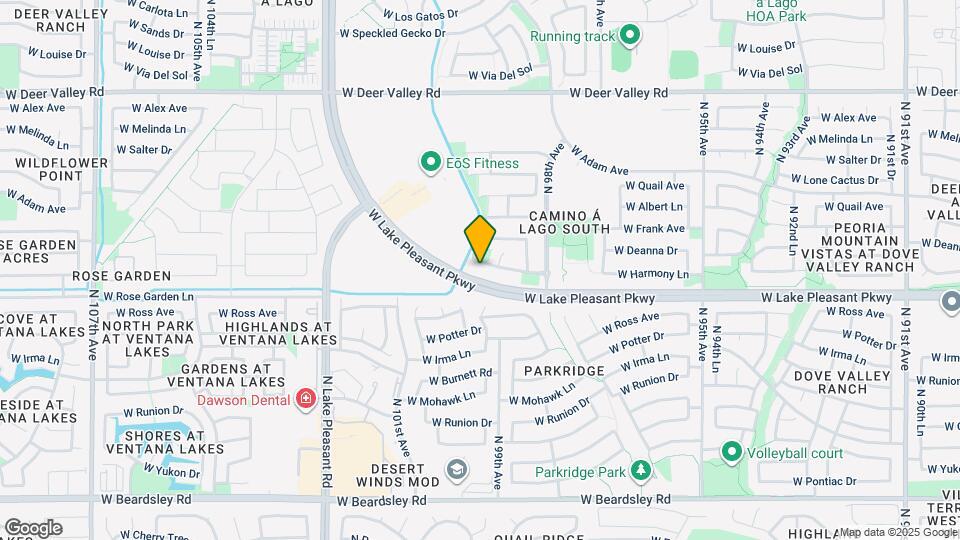 9883 W Harmony Ln Map and Location Details