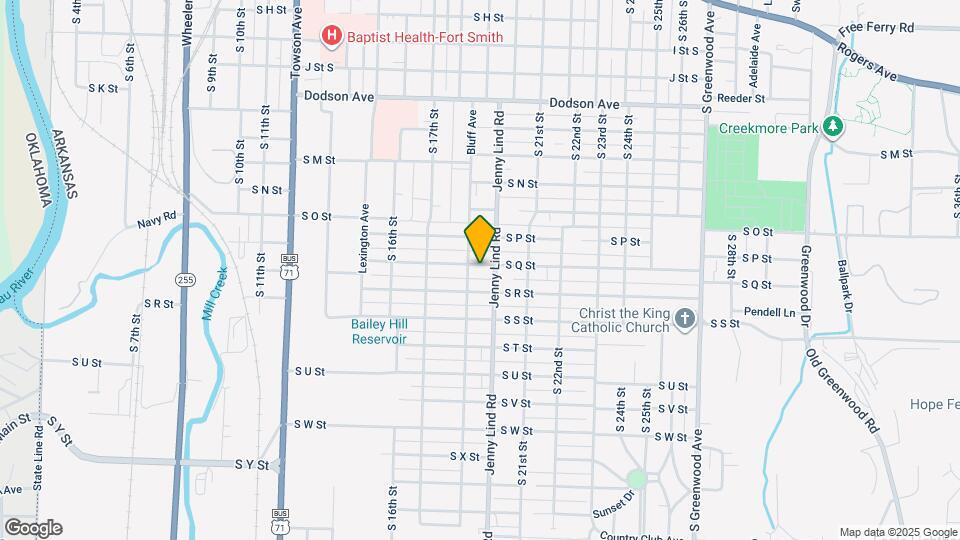 1906 S Q St Map and Location Details
