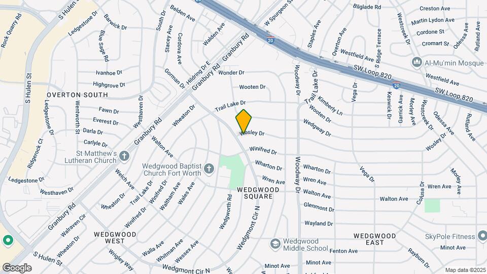 3957 Wosley Dr Map and Location Details