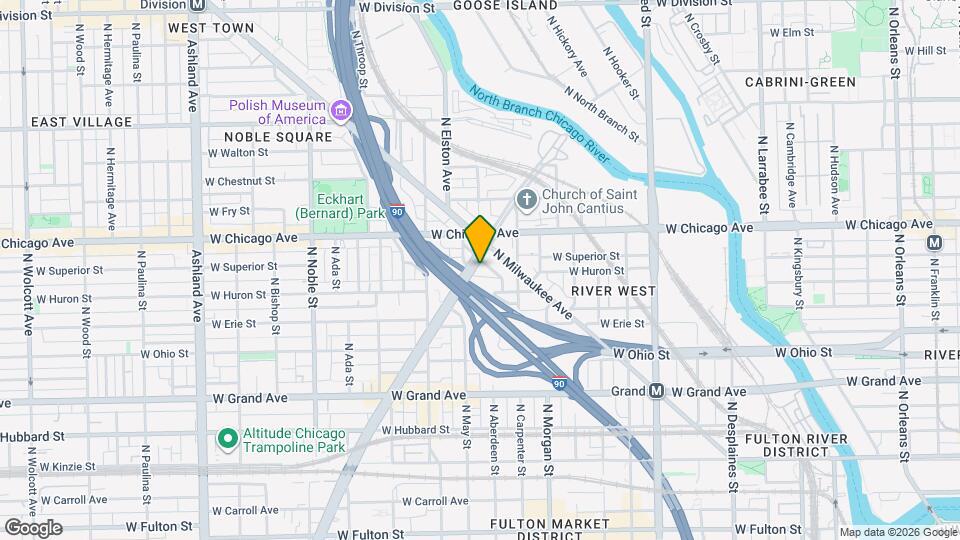 736 N Aberdeen St Mapa y Detalles de la Ubicación