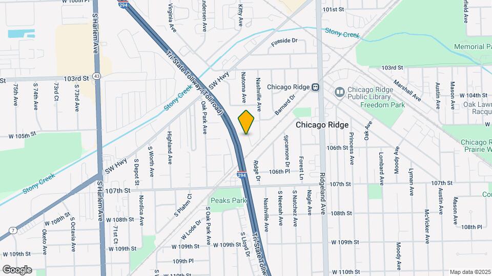 10440 S Natoma Ave Mapa y Detalles de la Ubicación
