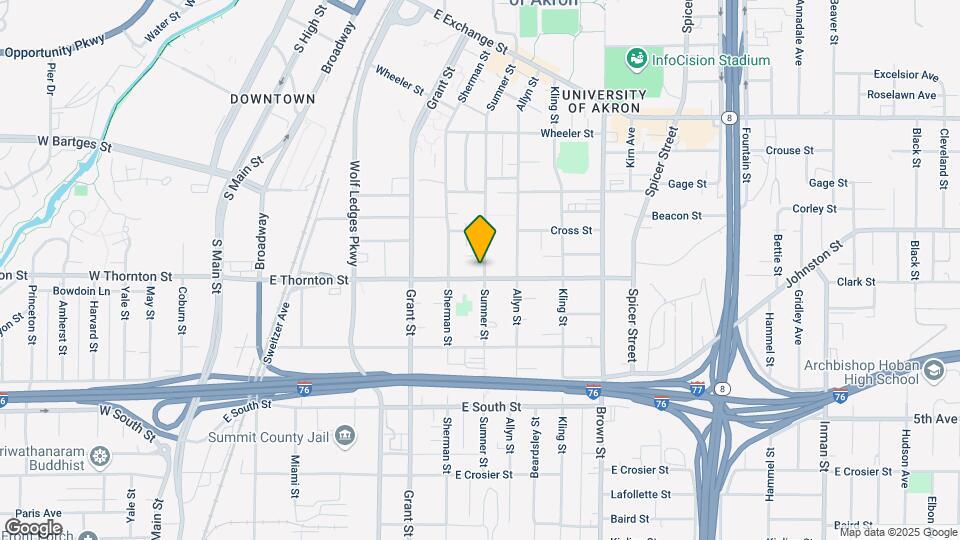 628 Sumner St-Unit -DOWN Map and Location Details