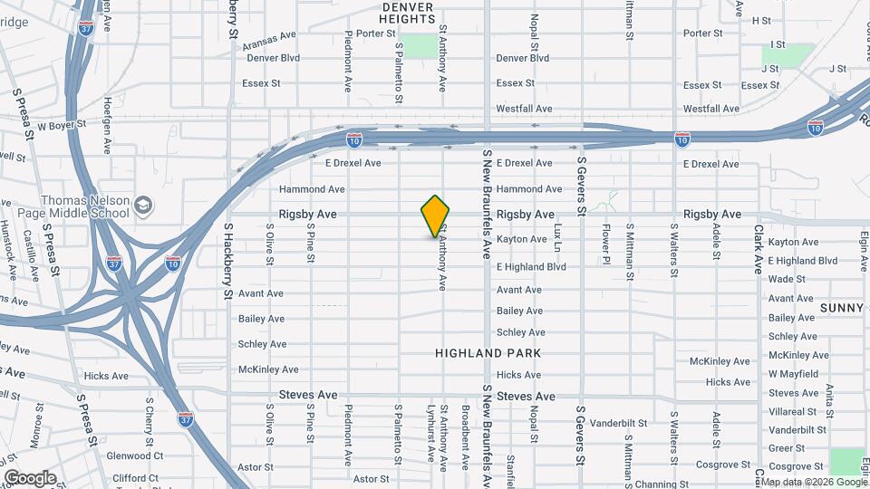 540 Kayton Ave Map and Location Details