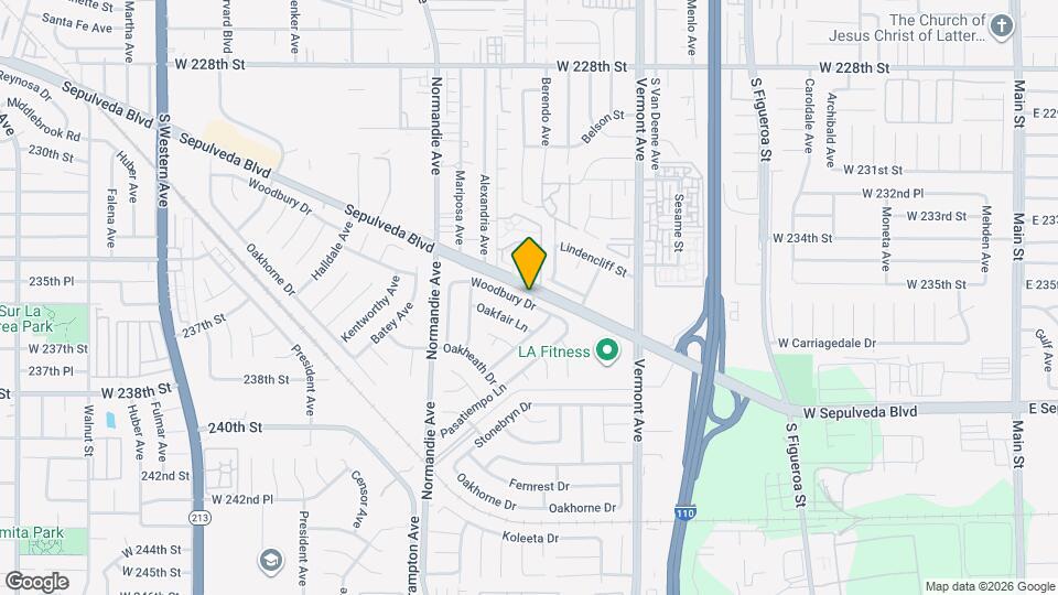 1107 Woodbury Dr Map and Location Details