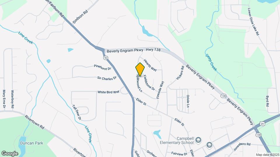 220 Splitwood Ln Map and Location Details