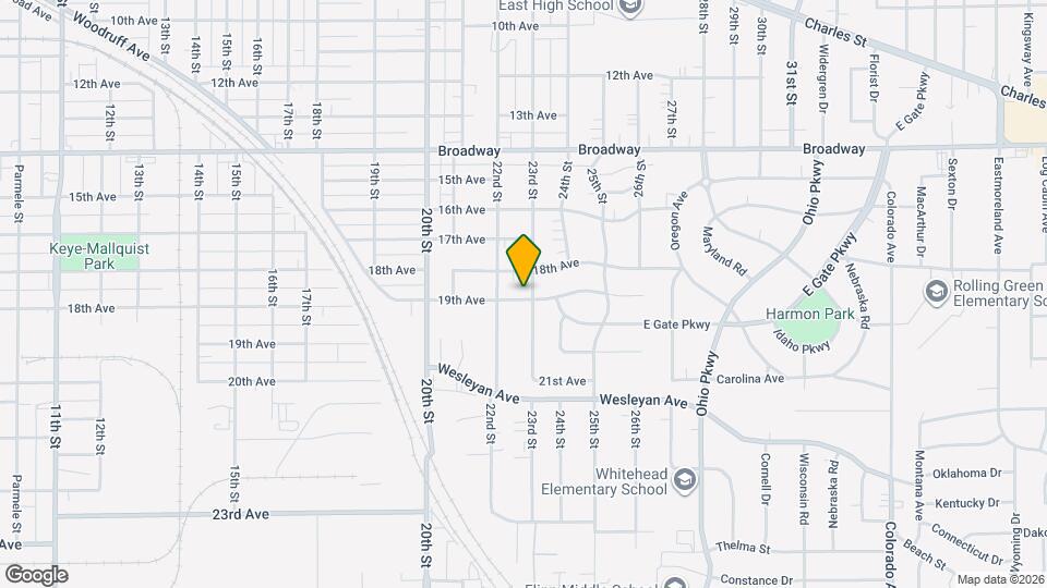 1915 23rd St Map and Location Details