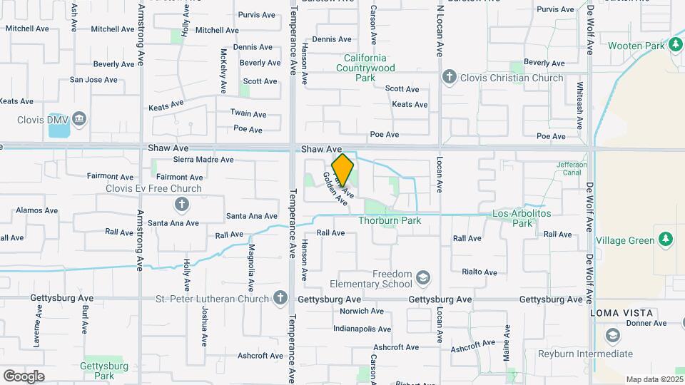 2265 Golden Ave Map and Location Details