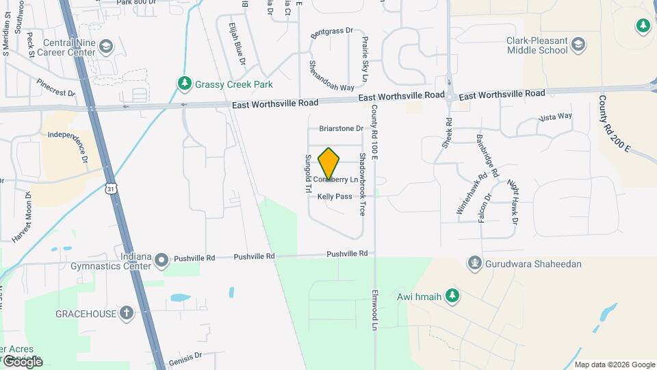 835 Coralberry Ln Map and Location Details