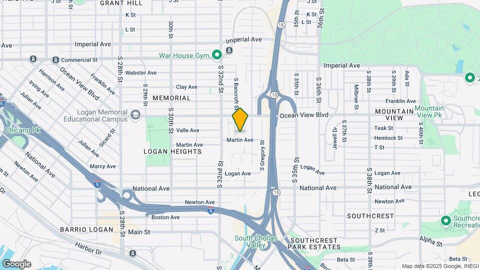 3260 Martin Avenue Map and Location Details