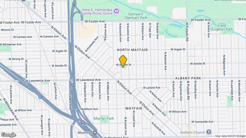 4845 N Kenneth Ave Mapa y Detalles de la Ubicación