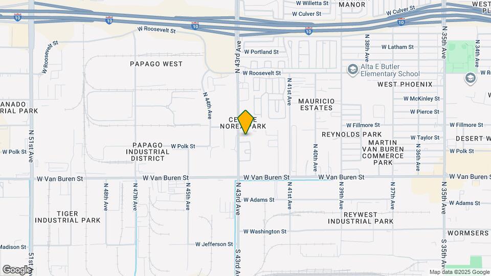 4281 W Taylor St Map and Location Details