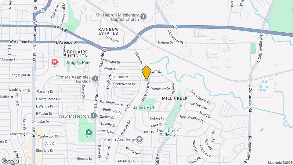 901 Mill Branch Dr Map and Location Details