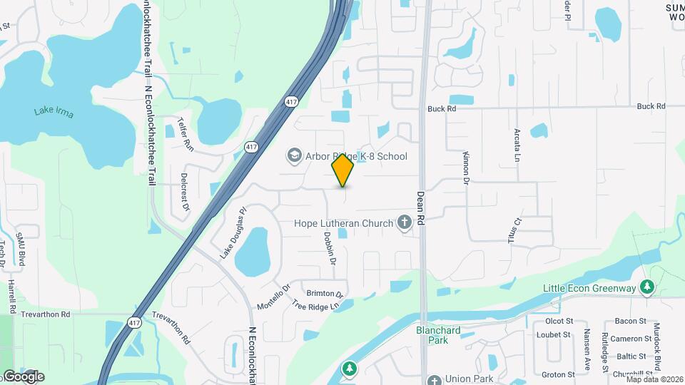 9634 Bandelier Dr Map and Location Details