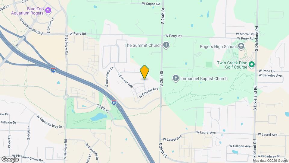 2702 W Kilimanjaro Way Map and Location Details