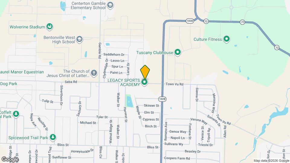 1100 Chattie Dr Map and Location Details