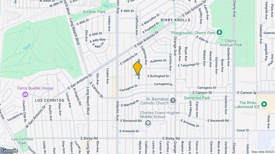 4301 Myrtle Avenue Map and Location Details