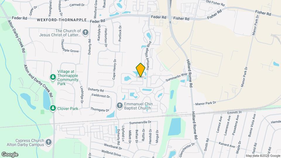 5441 Cedar Springs Map and Location Details