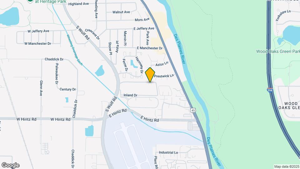 421 Inland Dr Map and Location Details