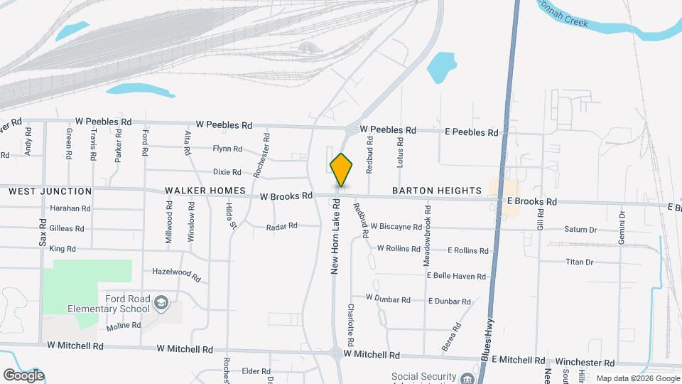 146 W Brooks Rd Map and Location Details