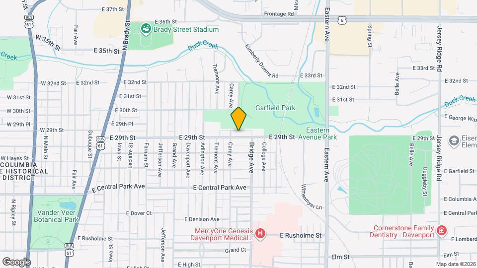 1118 E 29th St Map and Location Details