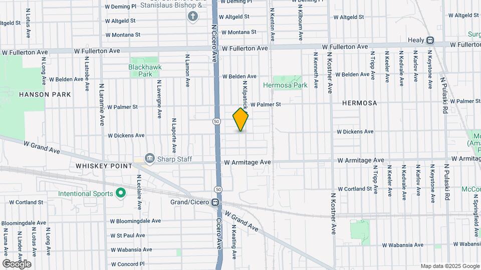 4709 W Dickens Ave Map and Location Details