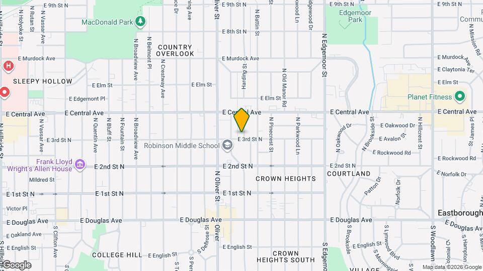 403 N Harding Ave Map and Location Details