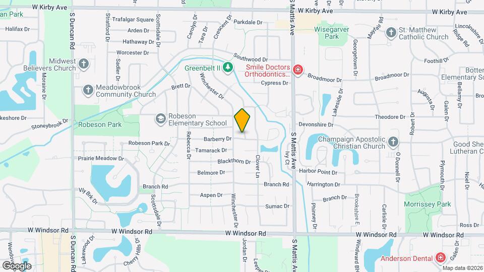 2009 Crescent Dr Mapa y Detalles de la Ubicación