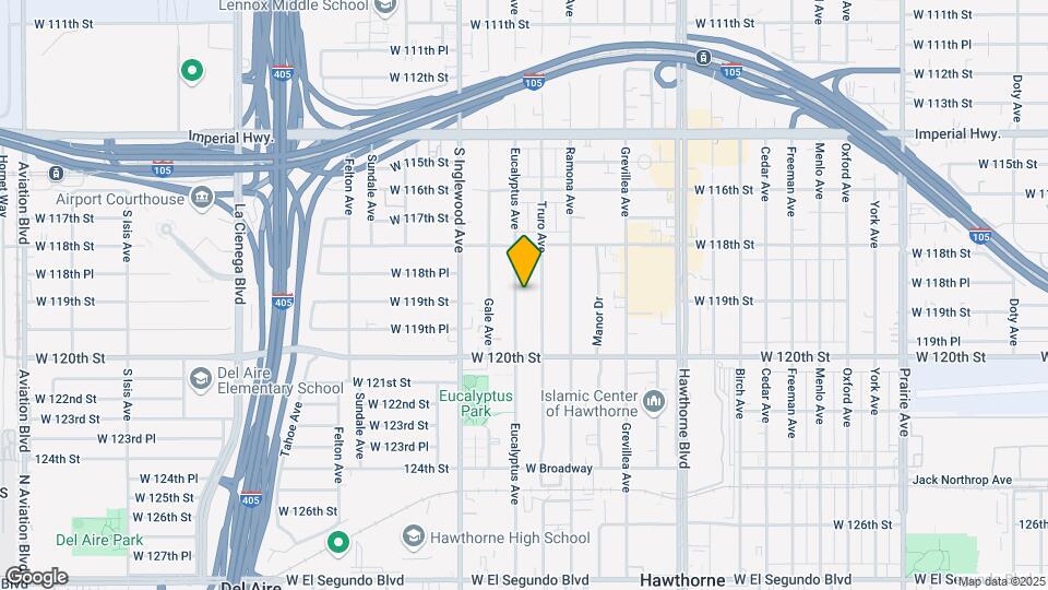11886 Eucalyptus Ave Map and Location Details