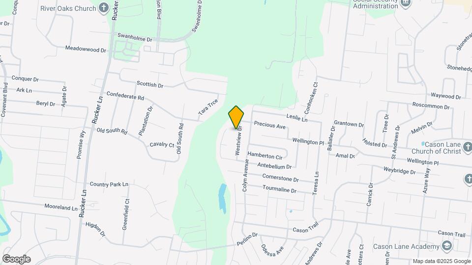 1428 Westview Dr Map and Location Details