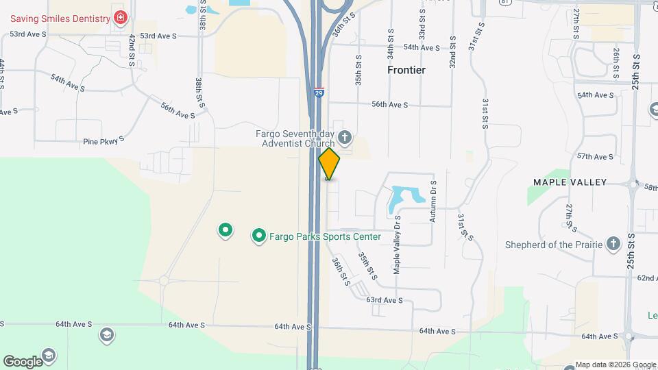 5884 36th St S Map and Location Details