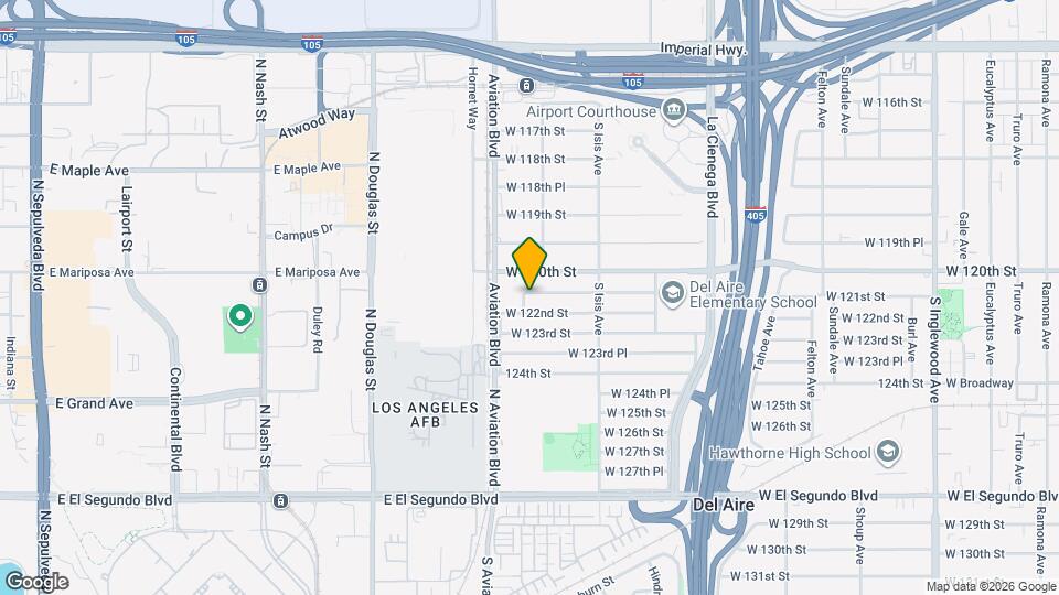 5480 W 121st St Map and Location Details